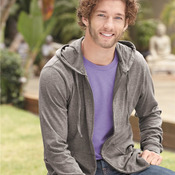 Lightweight Jersey Hooded Full-Zip T-Shirt