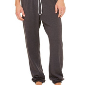 Unisex Long Scrunch Fleece Pant